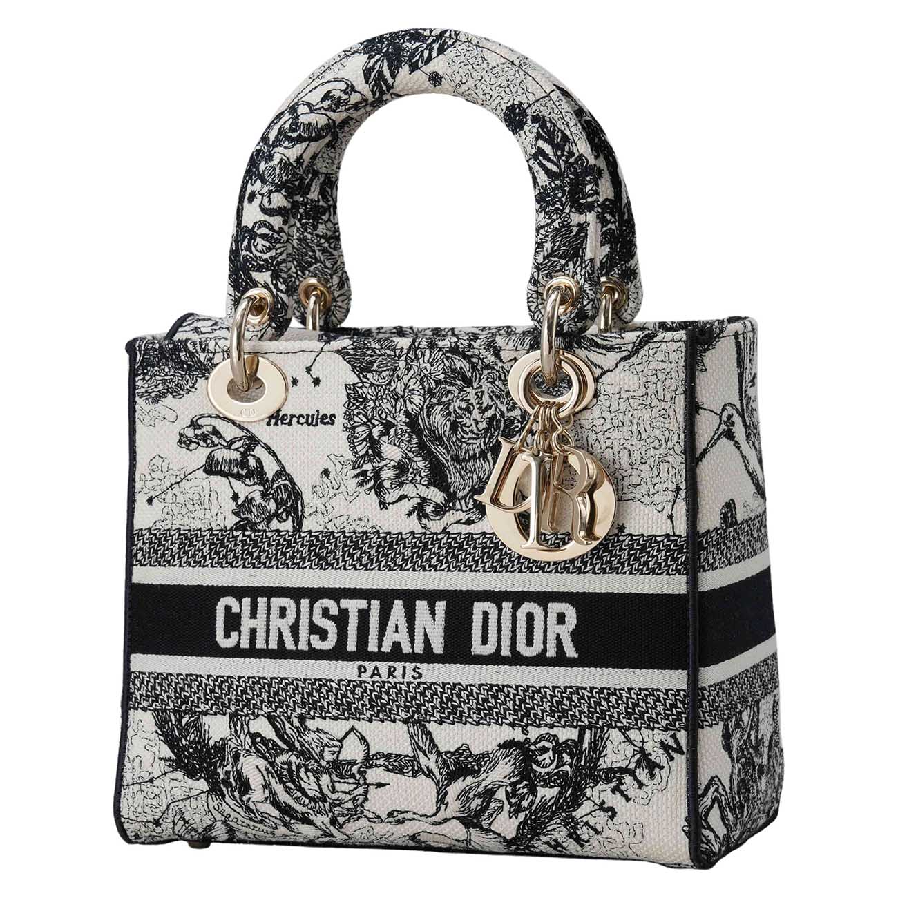 CHRISTIAN DIOR(USED)크리스찬디올 레이디 D Lite 미디엄 백